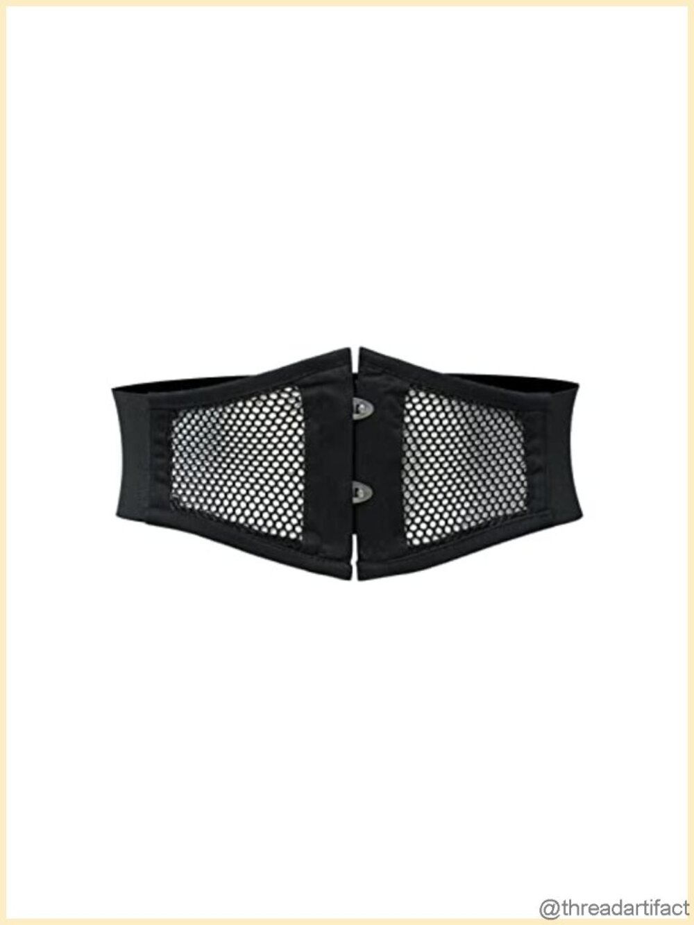 Mesh Cotton Corset Waspie Belt Wide Band Waist Cincher Elastic